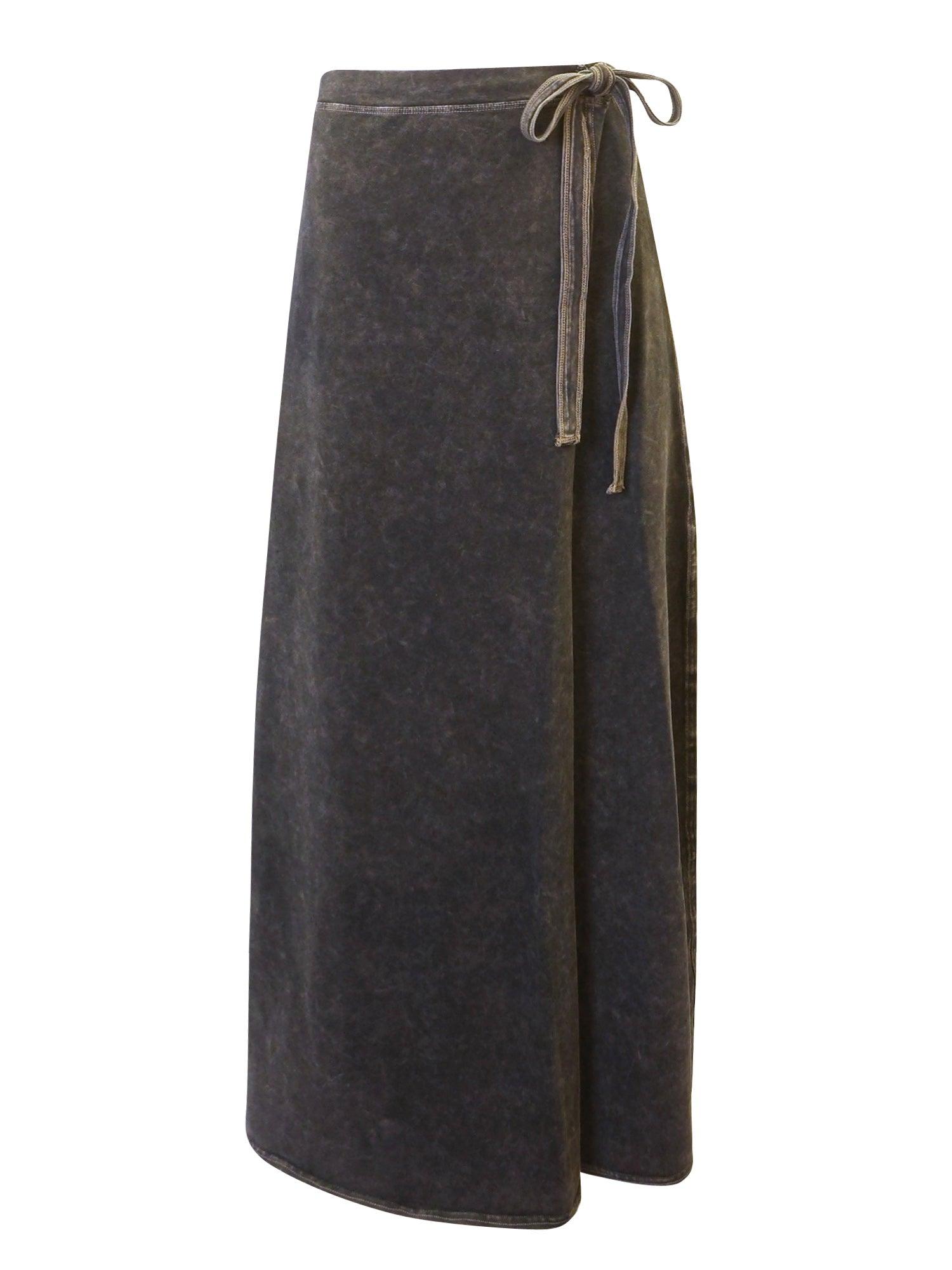 Hard Tail Long Wrap Skirt (W-964) Product Image