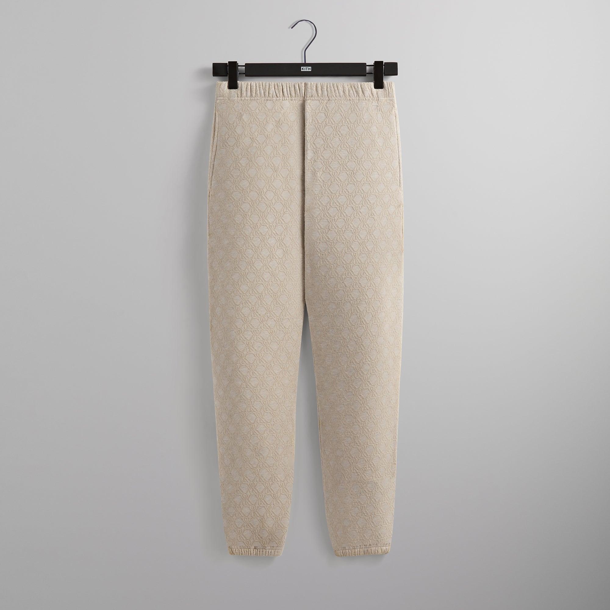 Kith Bonded Fleece Nelson Sweatpant - Sandy Heather Male Product Image