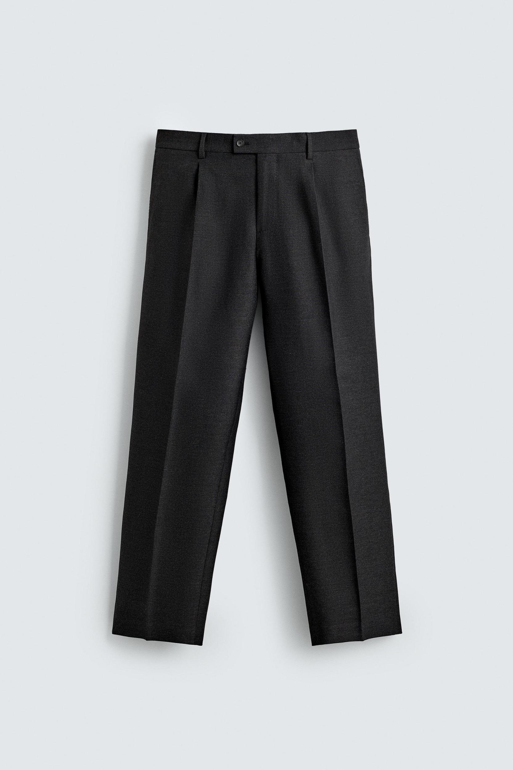 PLEATED REGULAR FIT PANTS Product Image