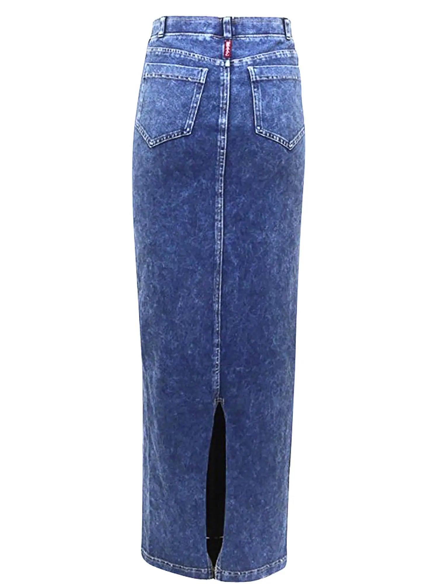 Hard Tail Long Pocket Slit Skirt WJ-111 Product Image