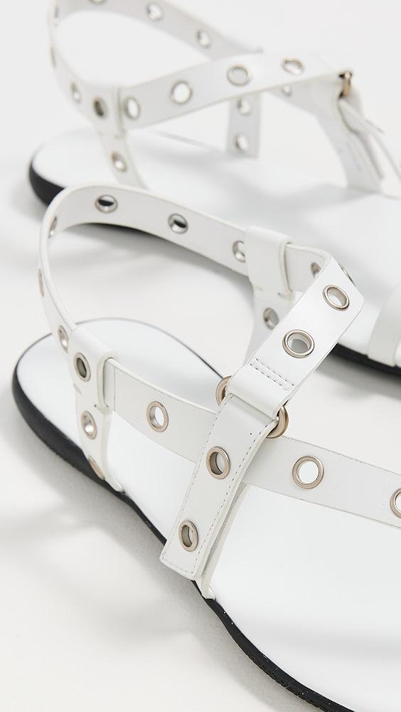 Tory Burch Eyelet Toe Ring Sandals | Shopbop Product Image