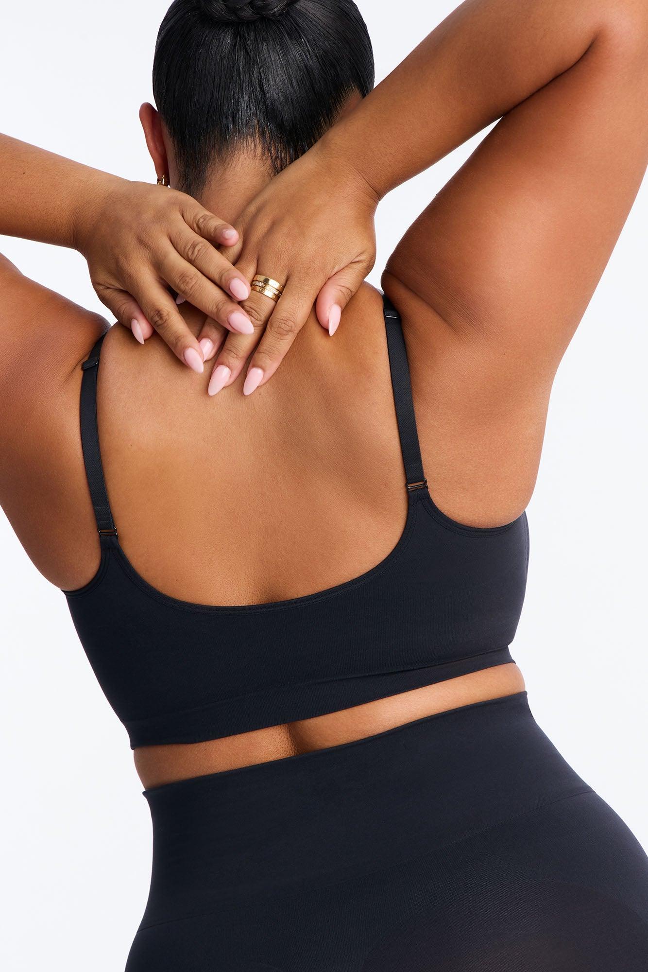 Nova Sculpt Seamless Strong Compression Bralette - Black Female Product Image