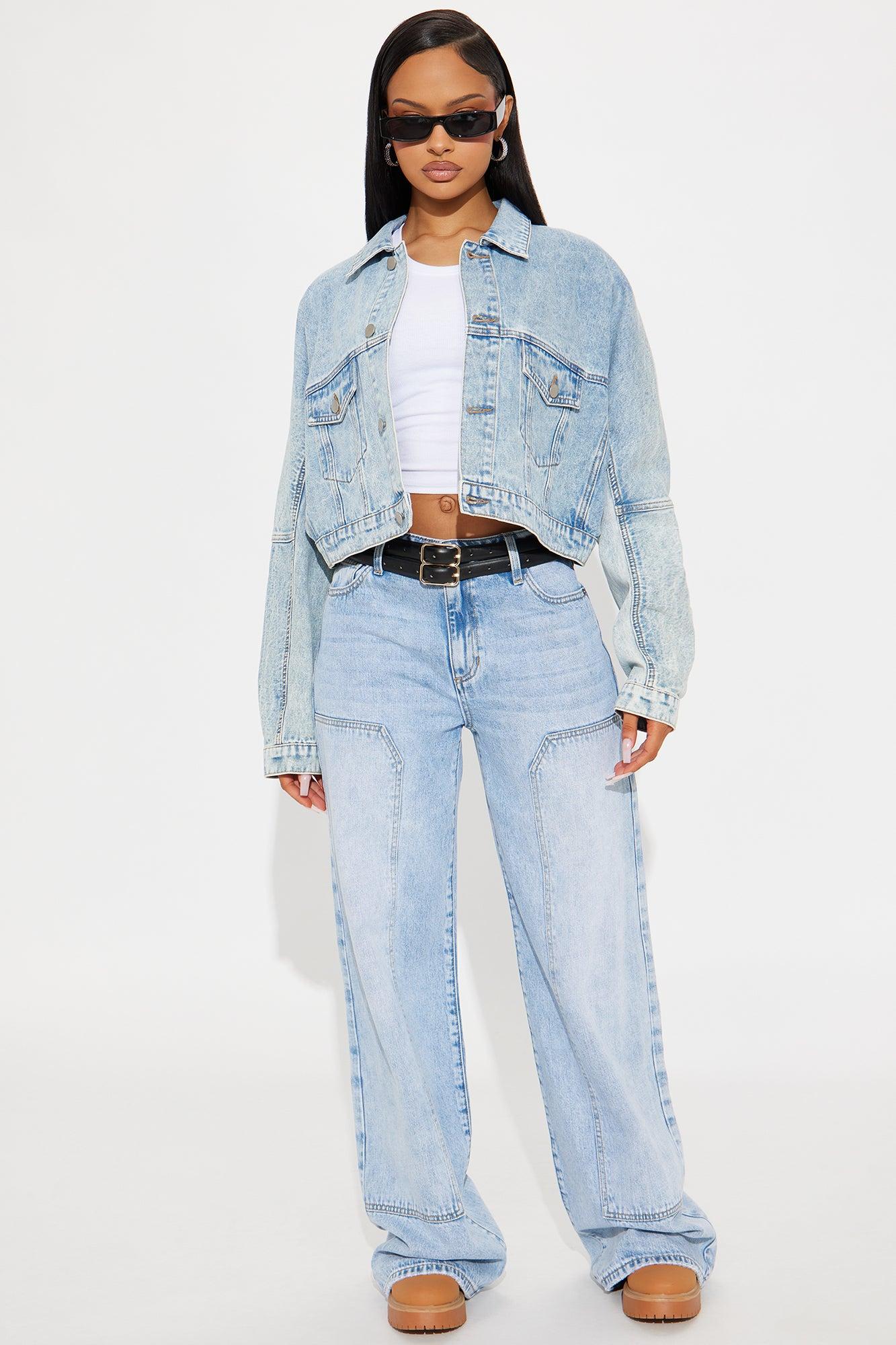 Time is Up Wide Leg Jeans - Medium Wash Product Image