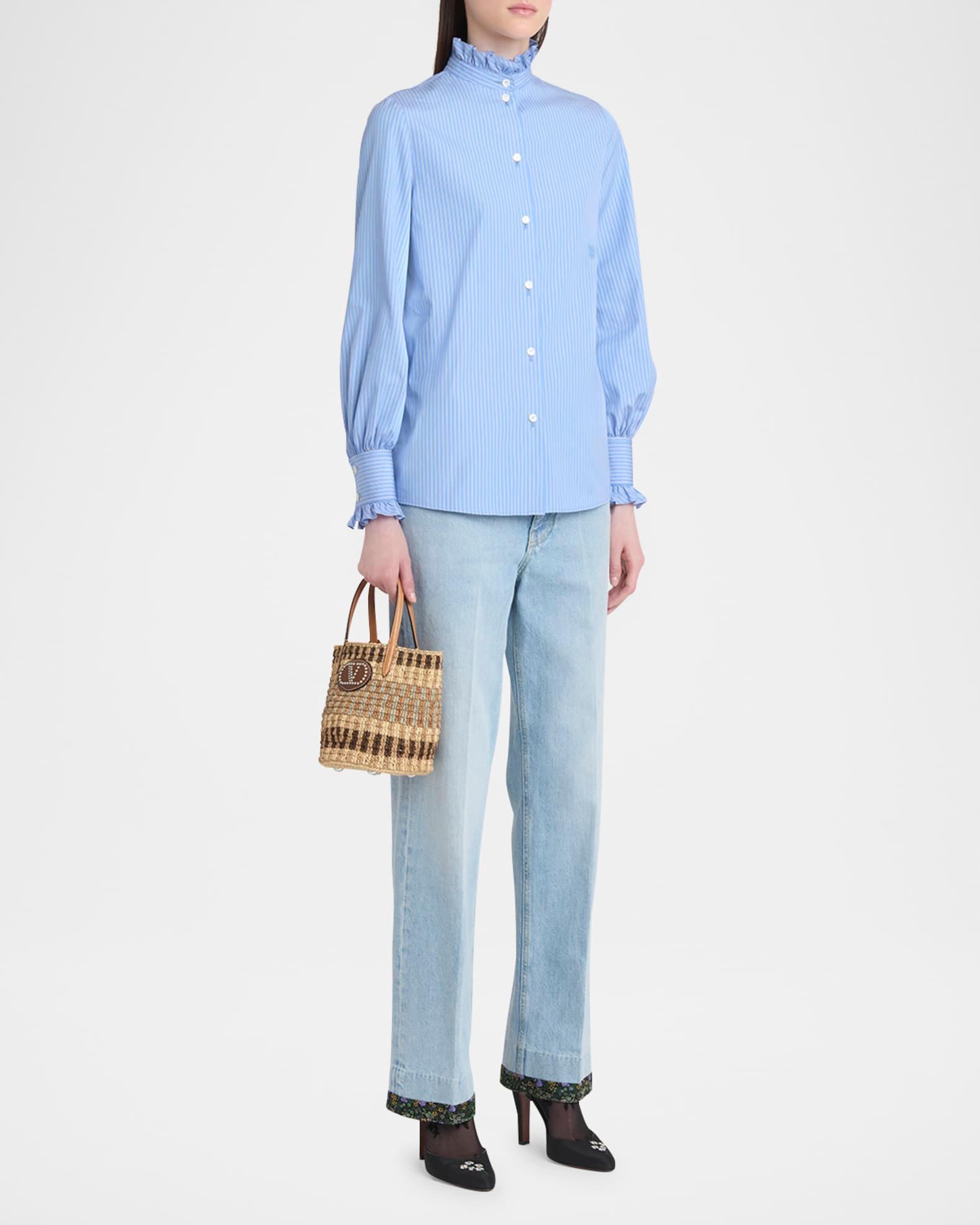 VLOGO Signature Small Crochet Bucket Bag Product Image