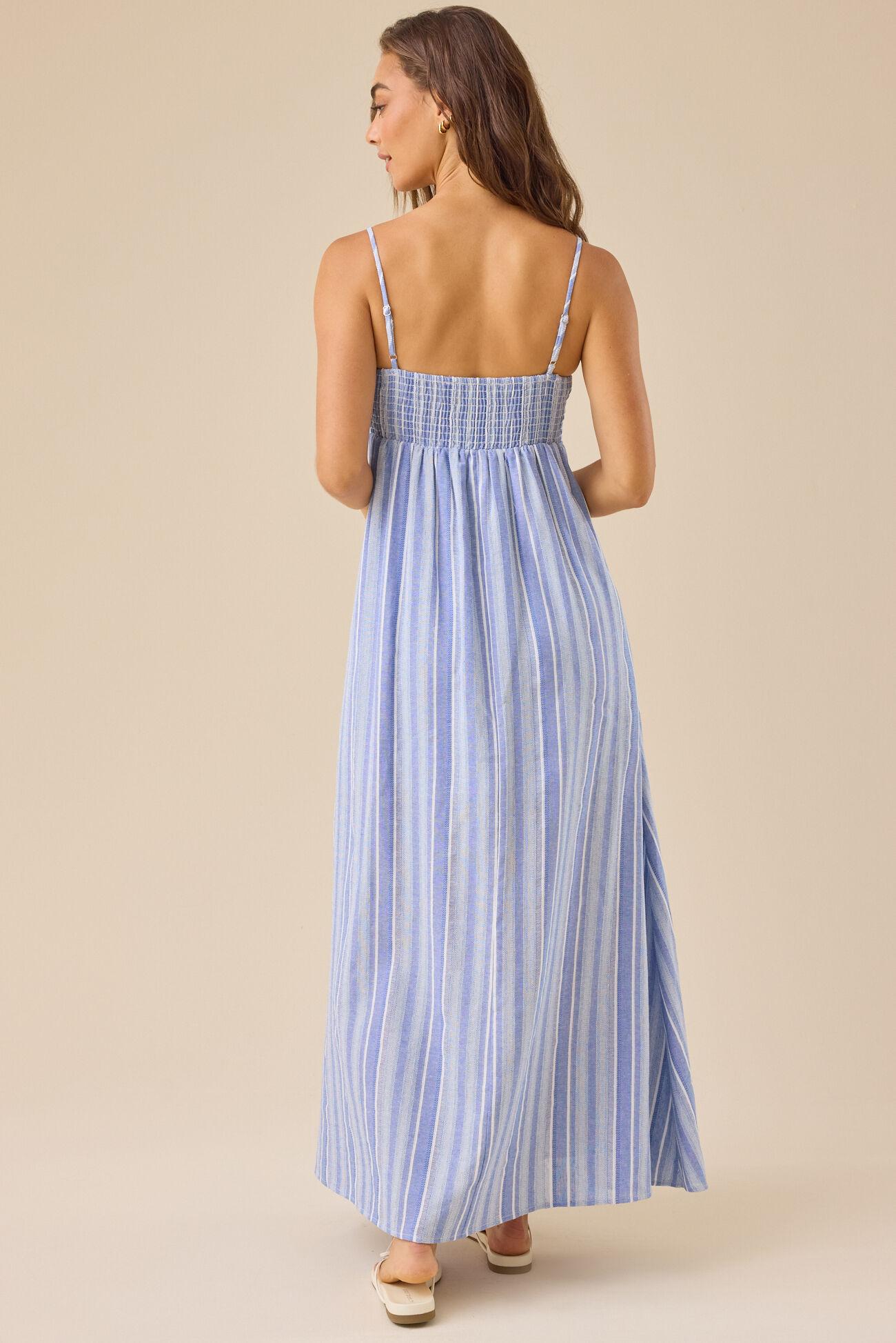 Demi Striped Maxi Dress Product Image