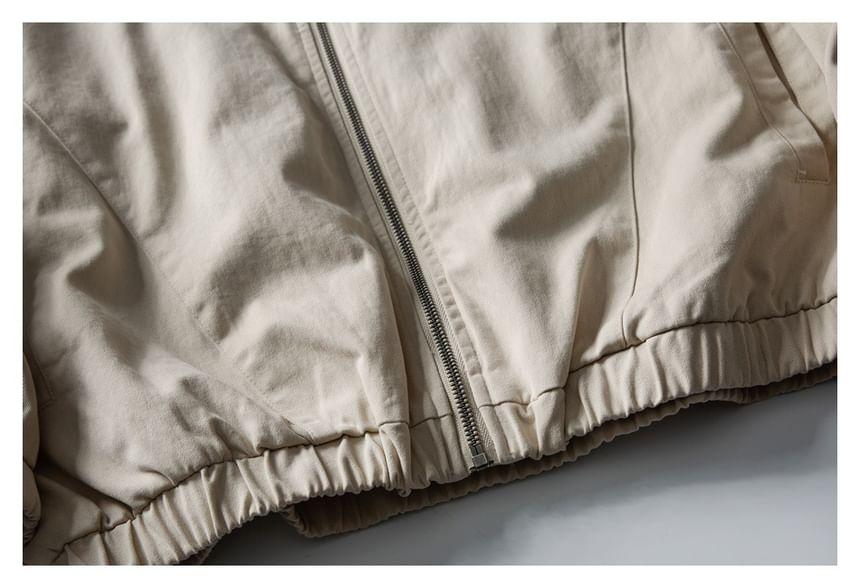 Stand-Collar Overfit Jacket Product Image