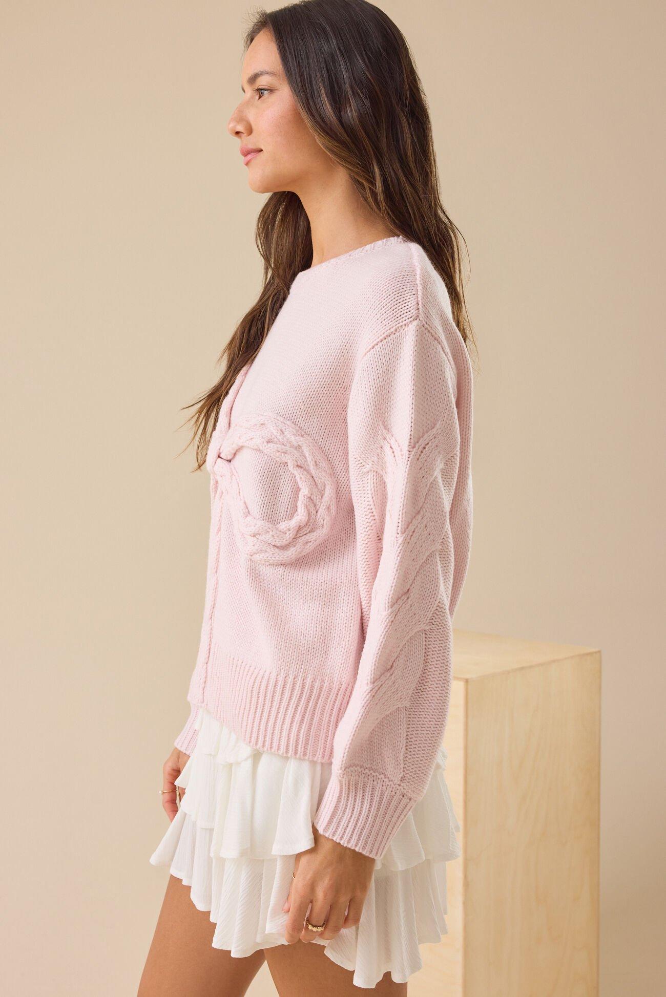 Scarlett 3D Braided Bow Sweater Product Image