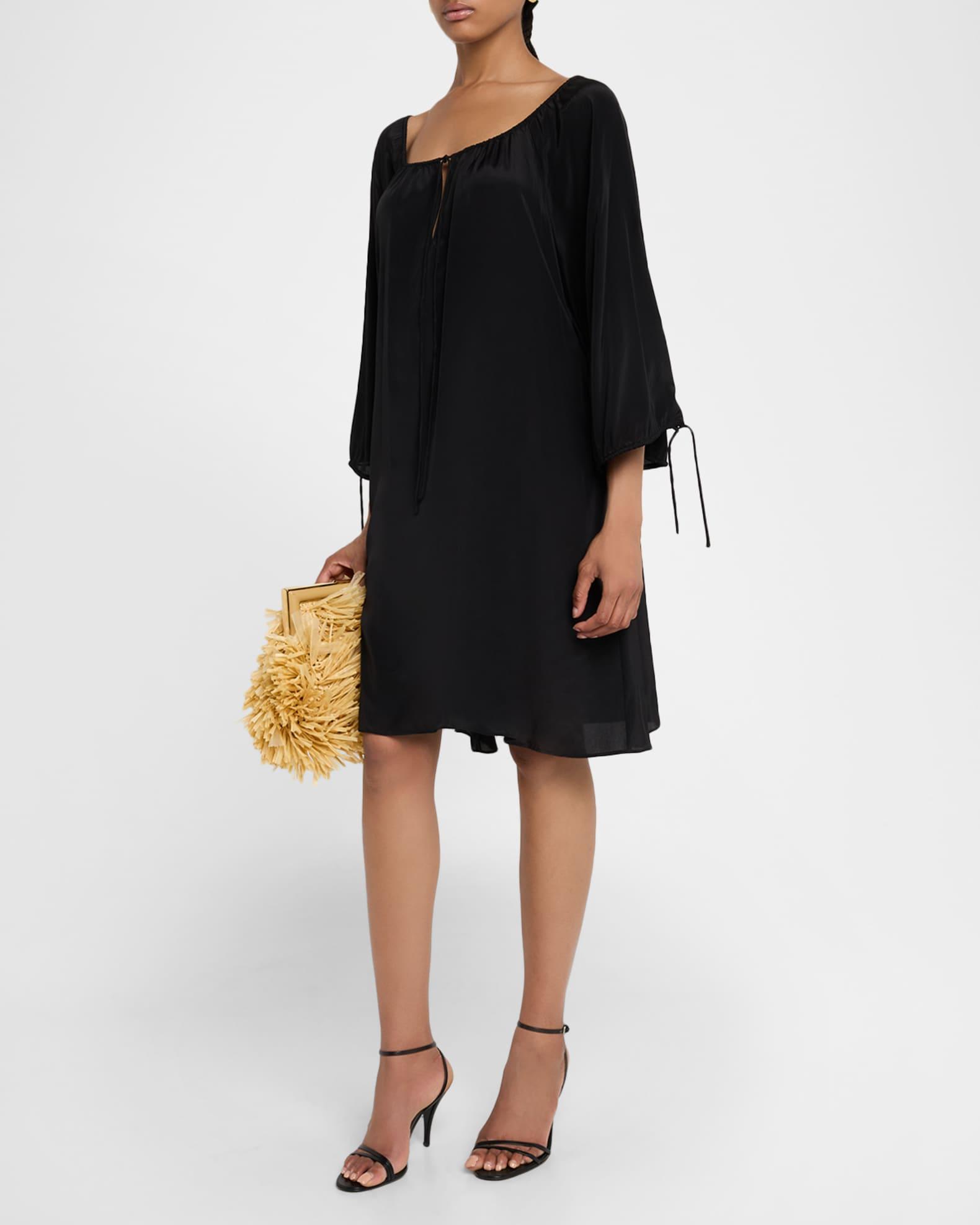 Lauren Viscose-Silk Shift Dress Product Image
