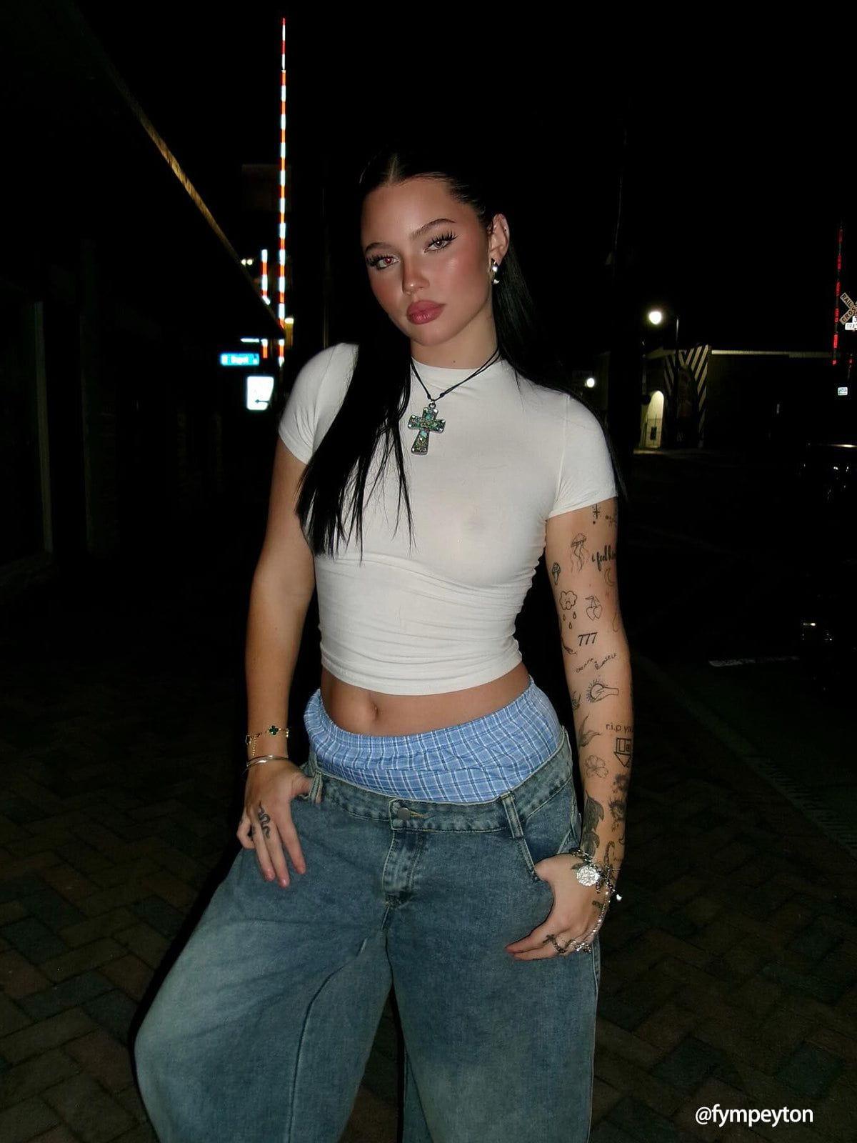 Aelfric Eden Double Waist Baggy Jeans Product Image