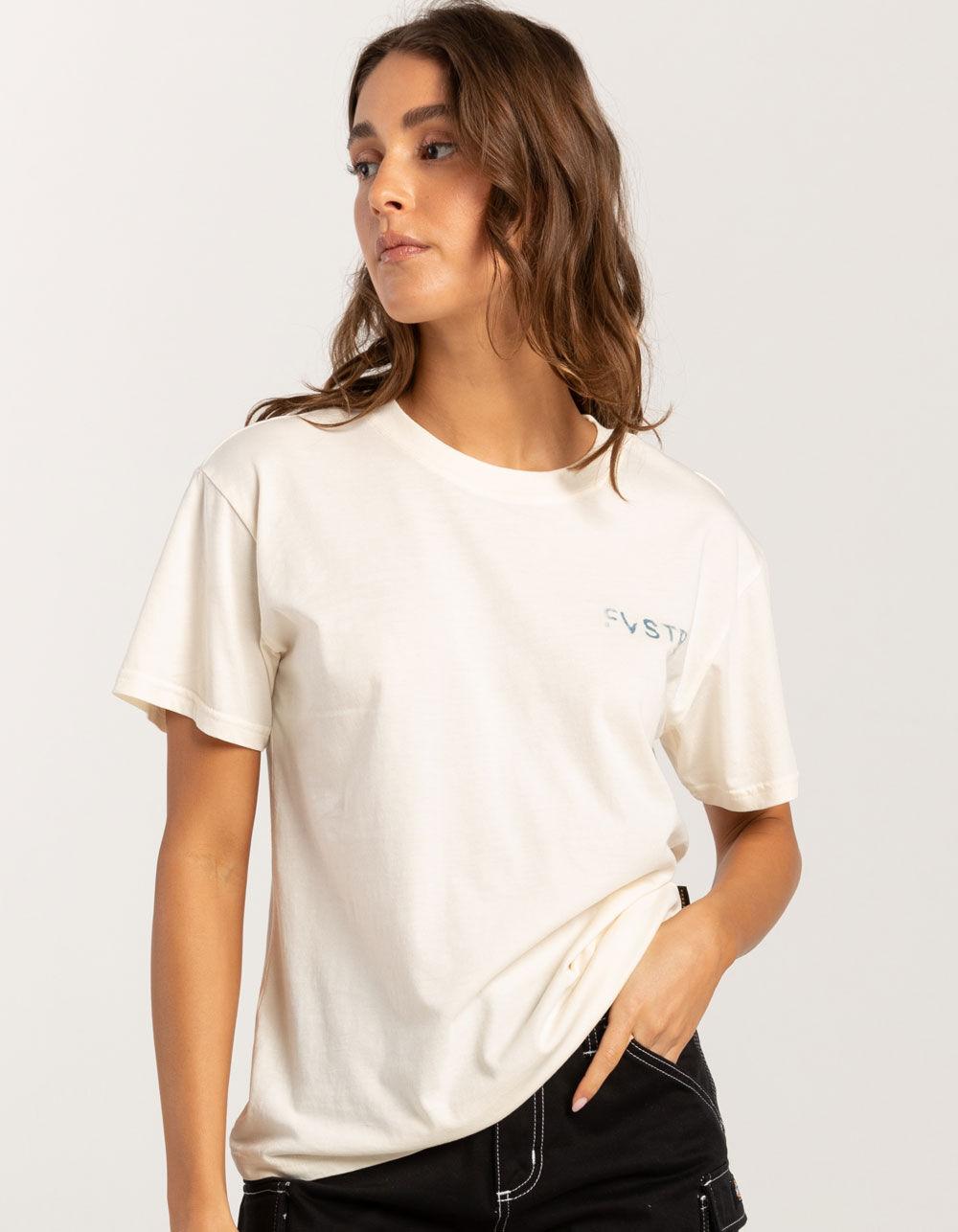 FIVESTAR GENERAL CO. Speedway Womens Boyfriend Tee - CREAM Product Image