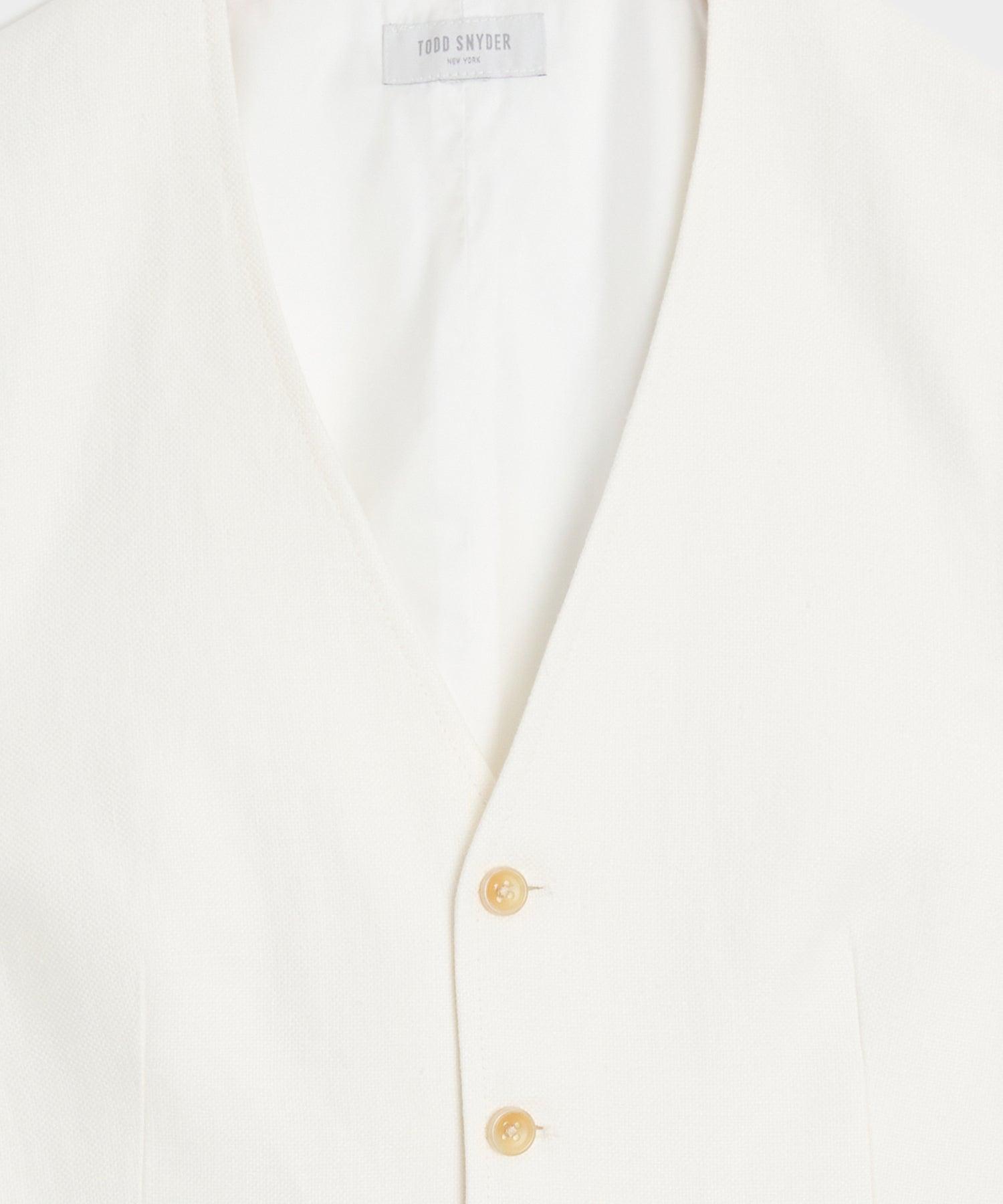 Italian Linen Suit Vest Product Image