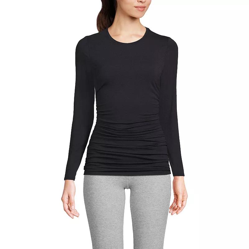 Women's Lands' End Power Performance Long Sleeve Fitted T-Shirt,  Product Image