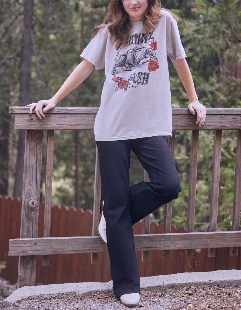 RSQ Womens High Rise Flare Jeans - BLACK Product Image