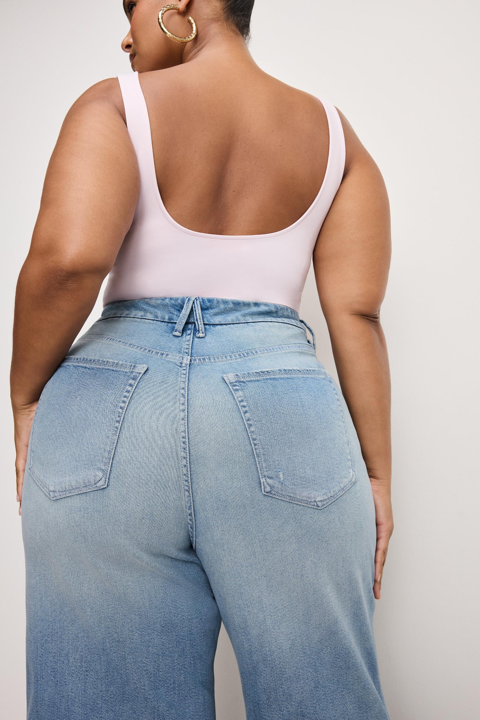 GOOD SKATE WIDE CROPPED JEANS | INDIGO958 Product Image