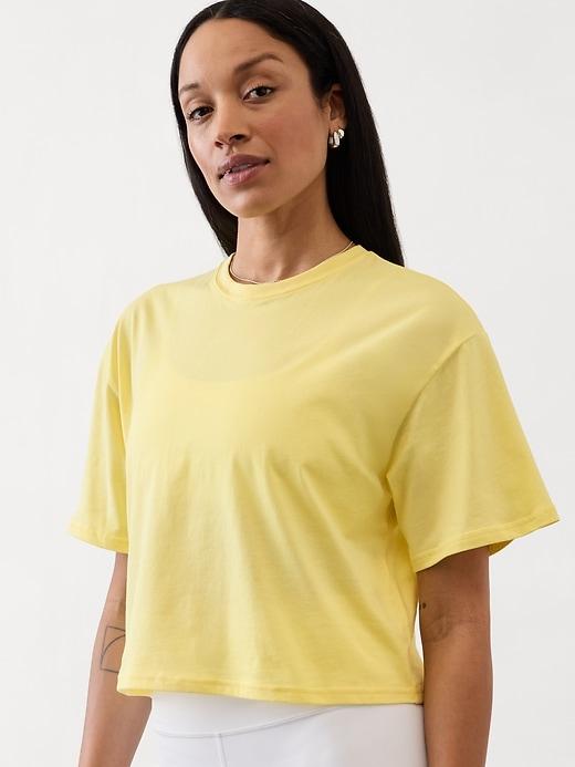 True Cotton Crop Tee Product Image