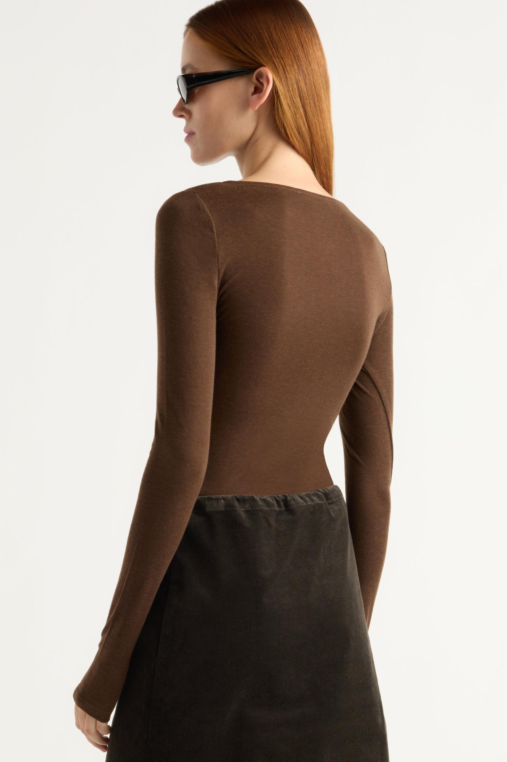 Lana Tencel-Wool Semi-Sheer Tee Product Image