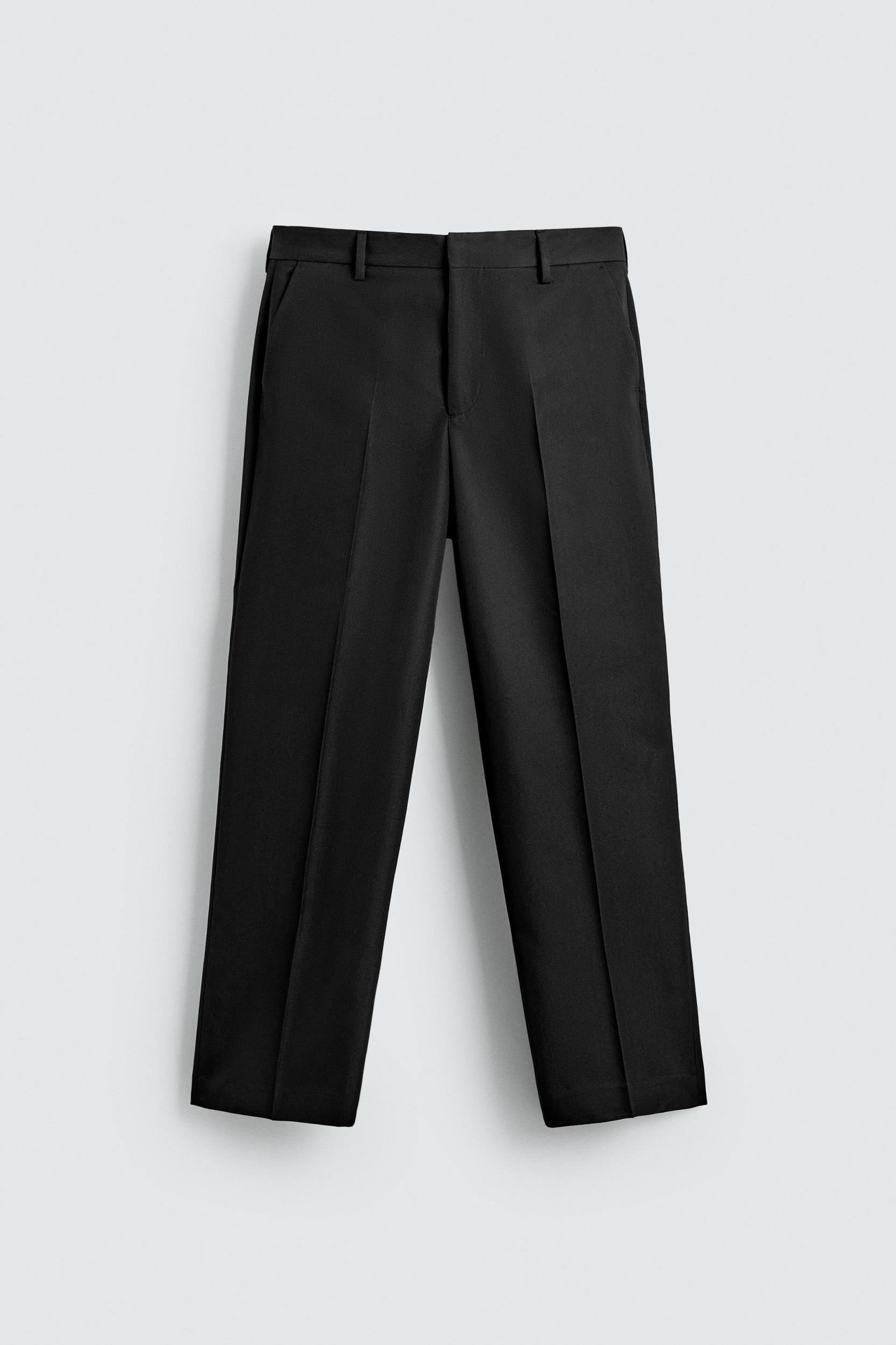 STRAIGHT FIT PANTS WITH VENTS Product Image