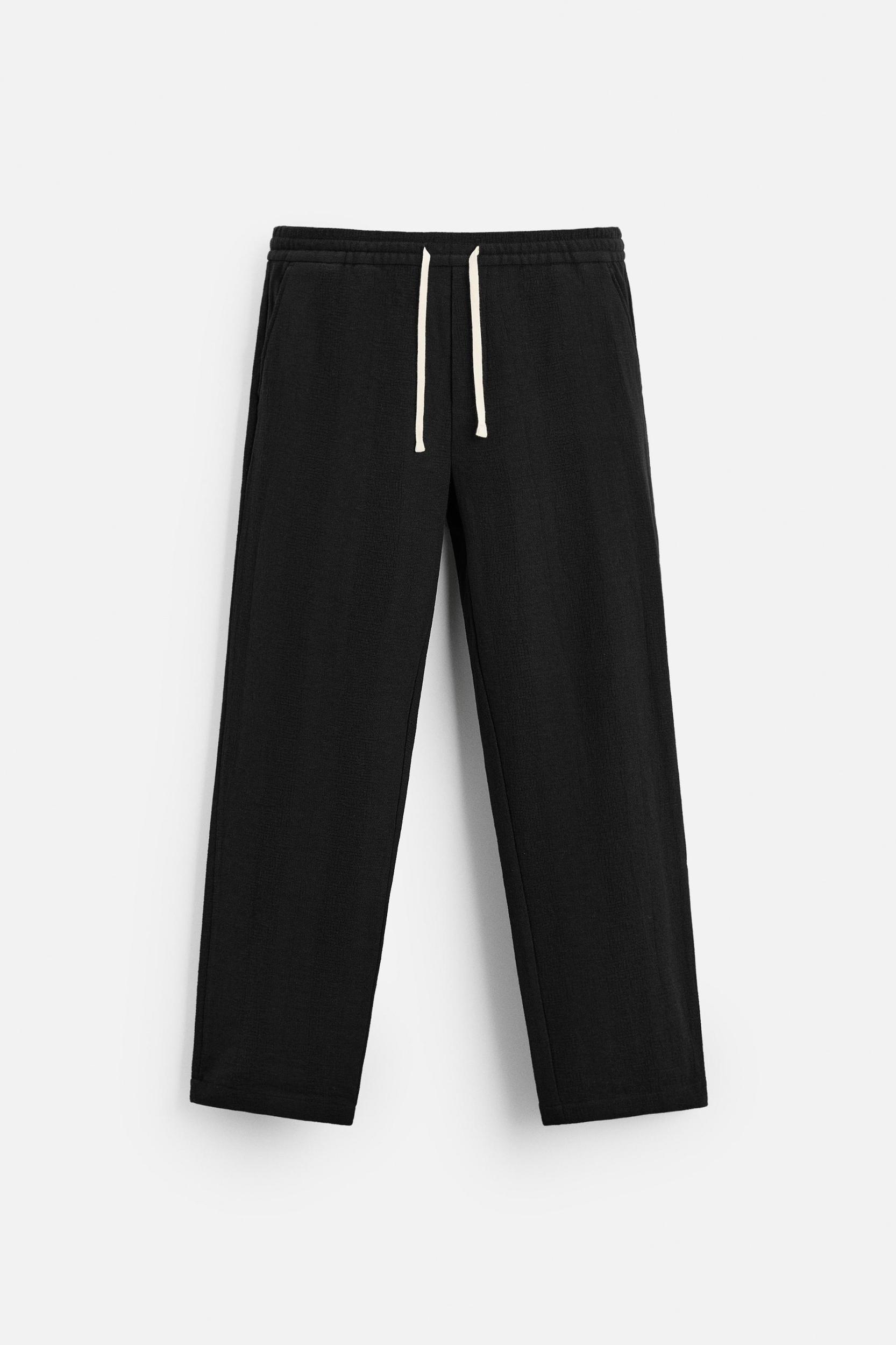 GEOMETRIC JACQUARD PANTS Product Image