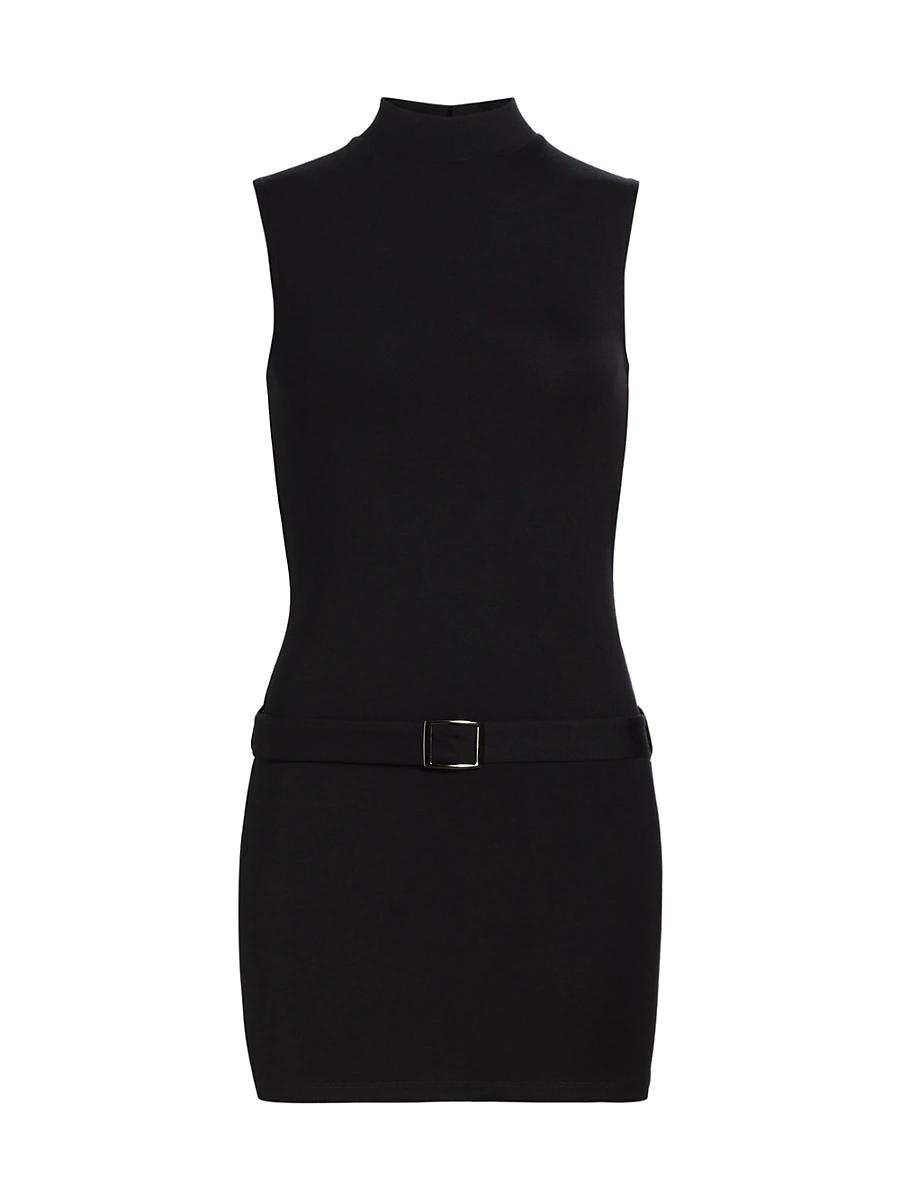Womens Jemma Belted Knit Minidress Product Image