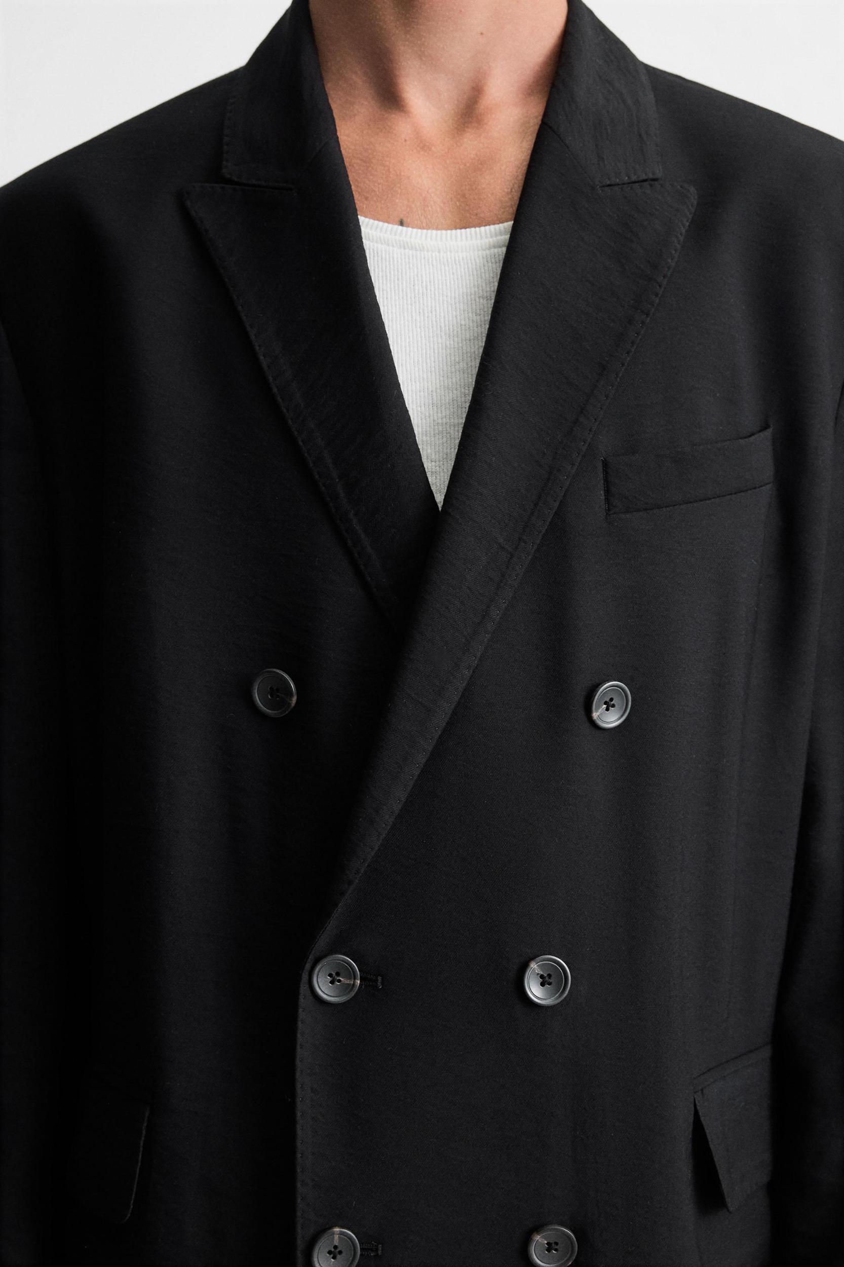 RELAXED FIT FLUID BLAZER Product Image