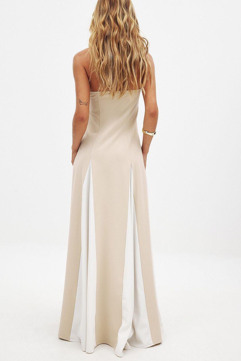 Bandeau Pleated Maxi Dress Product Image