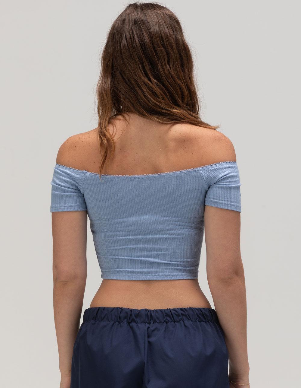 BOZZOLO Ballet Neck Womens Top - PINK Product Image