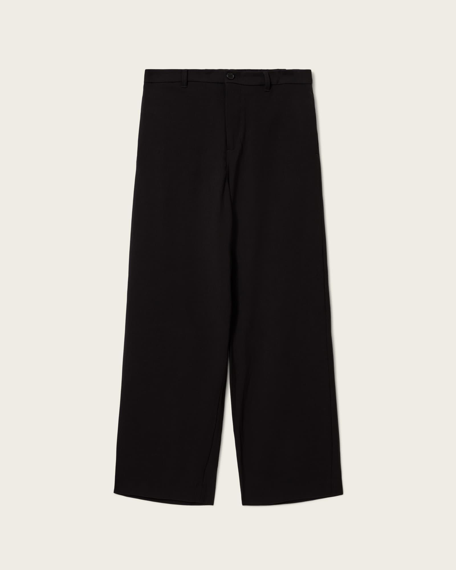 Halla Wide Leg Pants Black | ALLSAINTS US Product Image