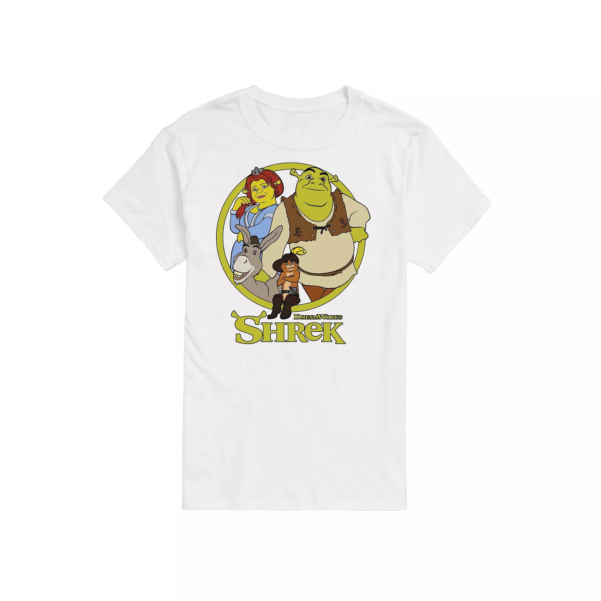 Big & Tall Shrek Group Tee, Men's,  Product Image