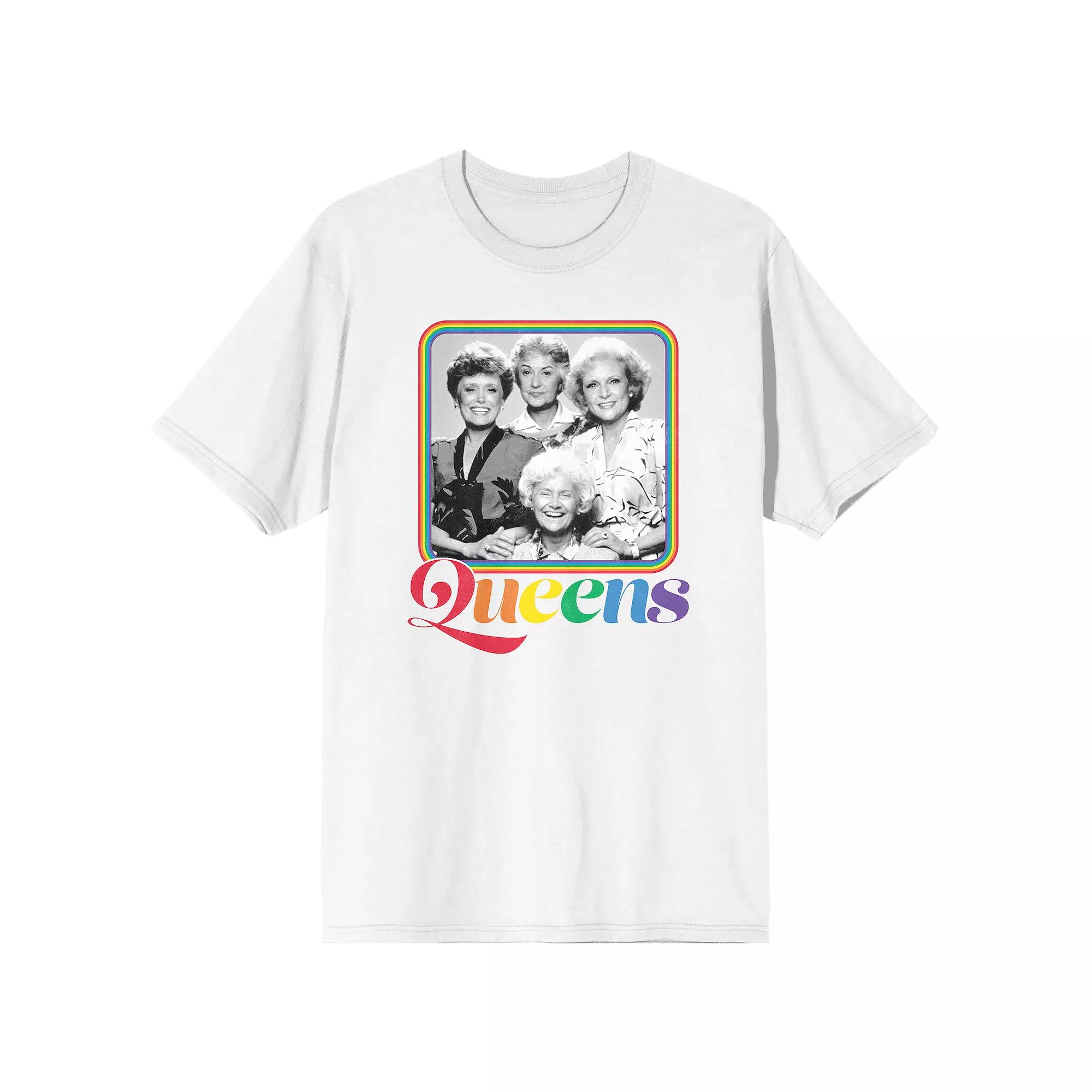 Men's Golden Girls Queens Tee, Size: Large, White Product Image