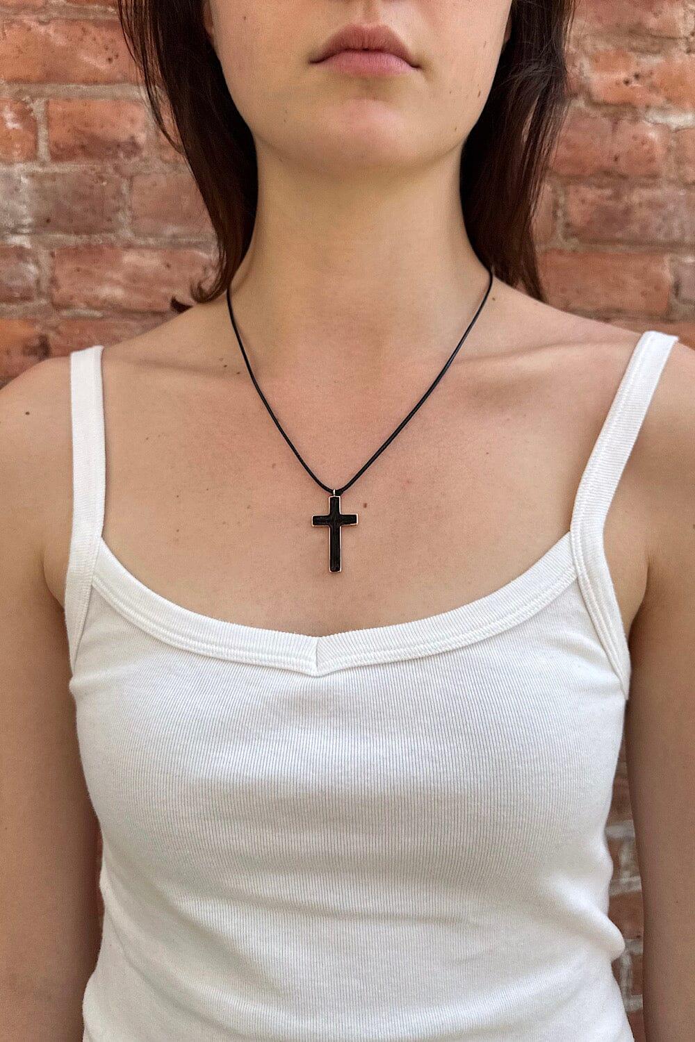 Cross Rope Necklace Product Image
