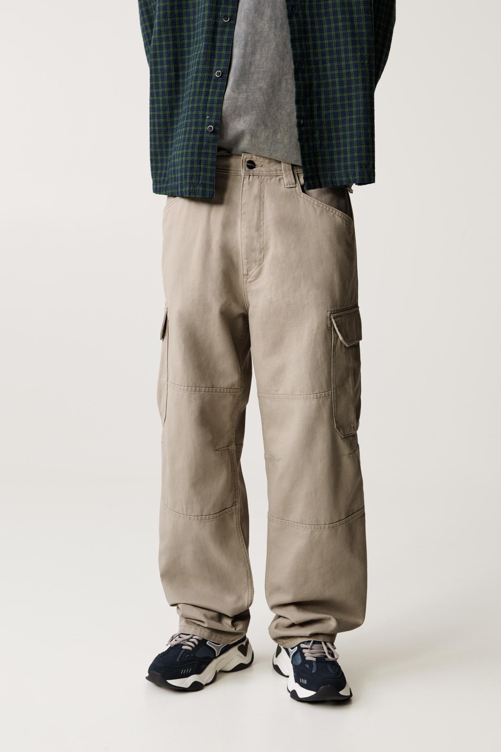Cargo pants with seams Product Image