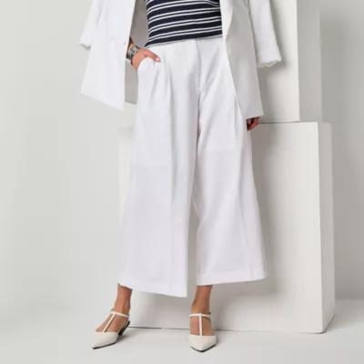 Worthington Womens Ankle Cropped Pant Product Image