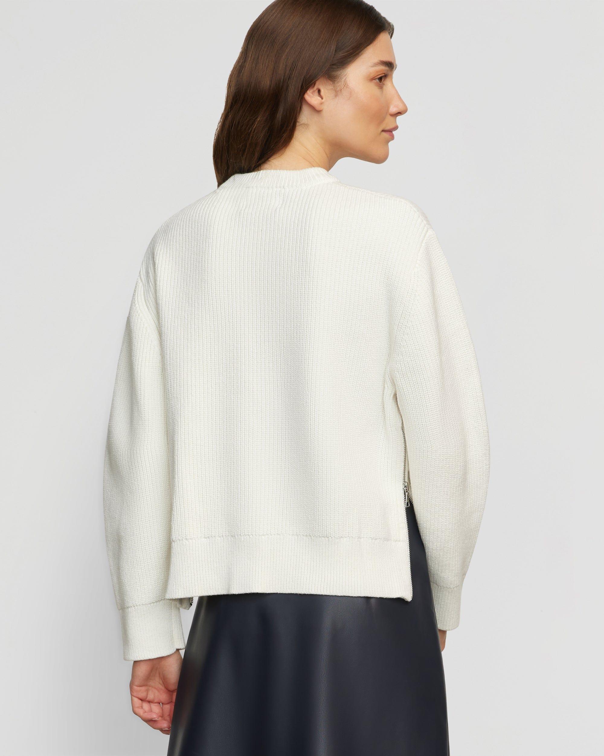 Tate Organic Cotton Side-Zip Sweater Product Image