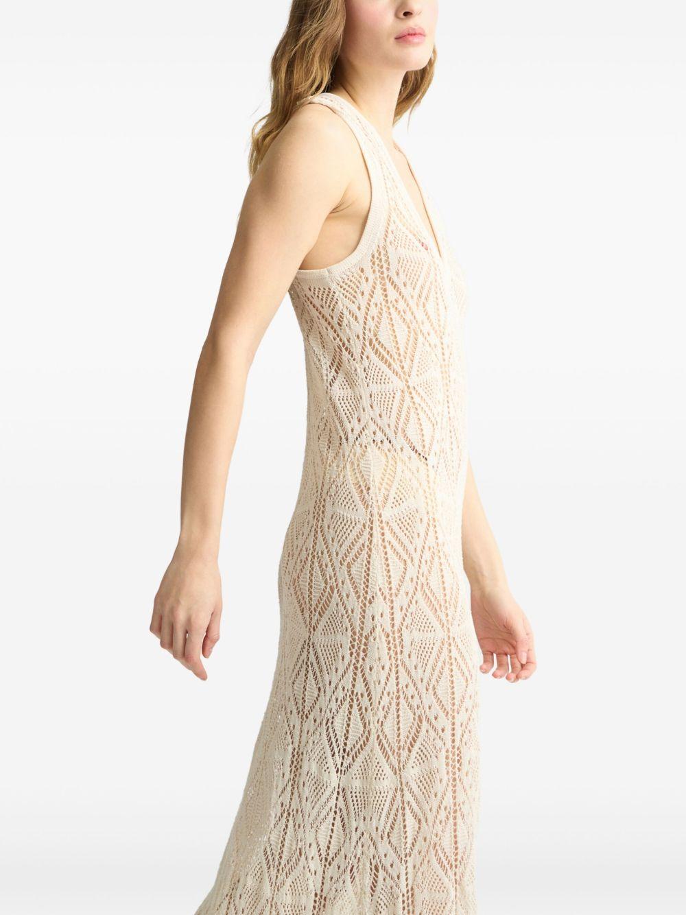 crochet-knit dress Product Image