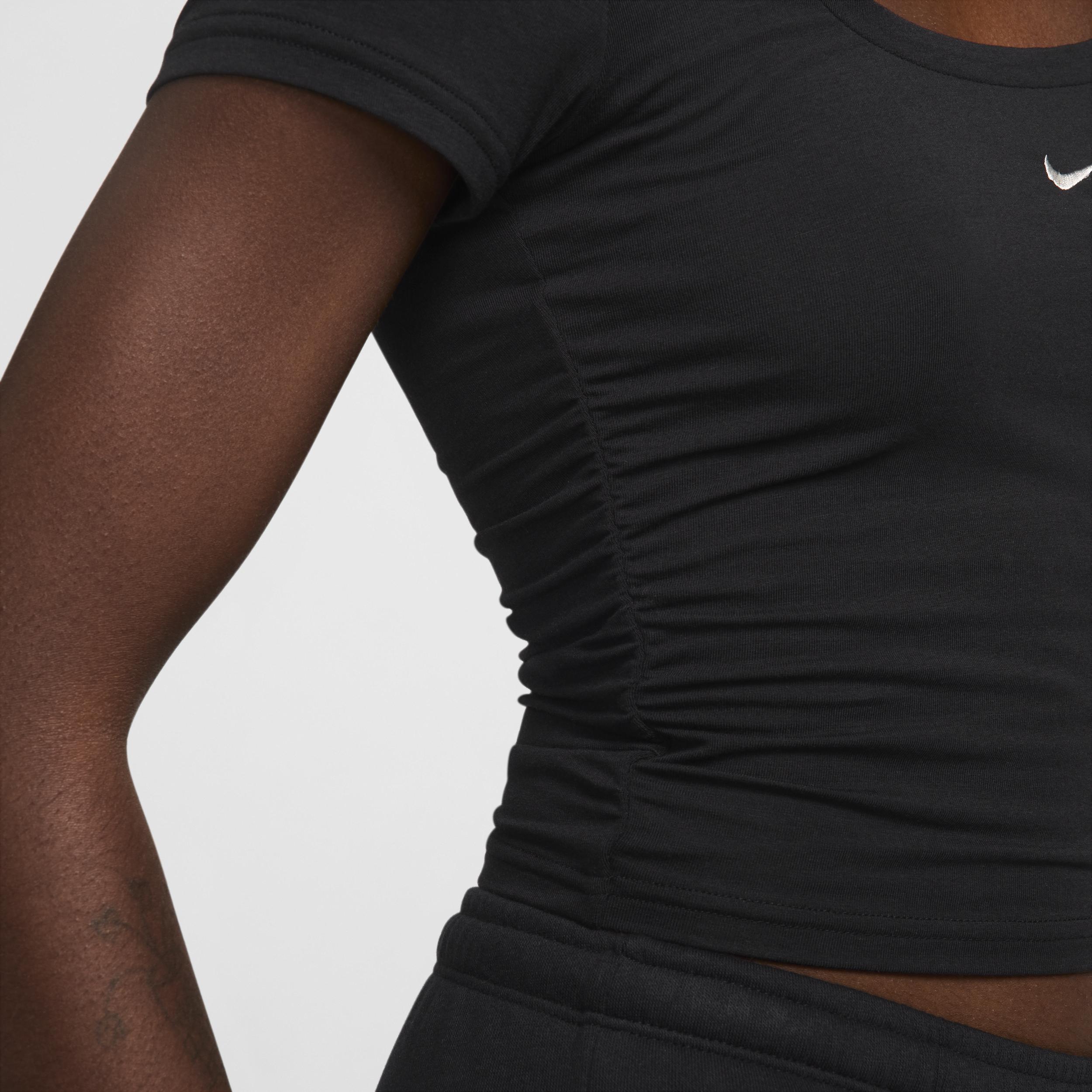 Women's Nike Sportswear Chill Knit Short-Sleeve Square-Neck Top Product Image