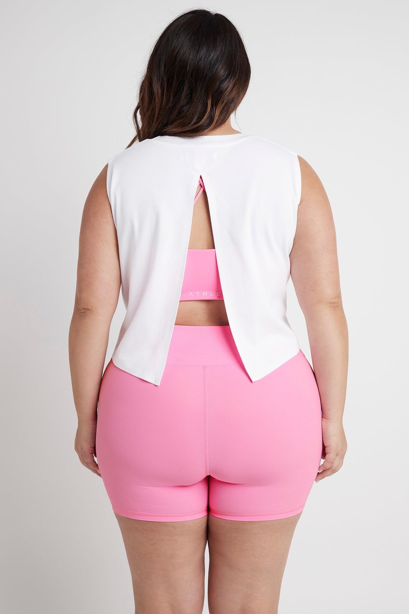 Cropped Split Back Tank 112 Product Image