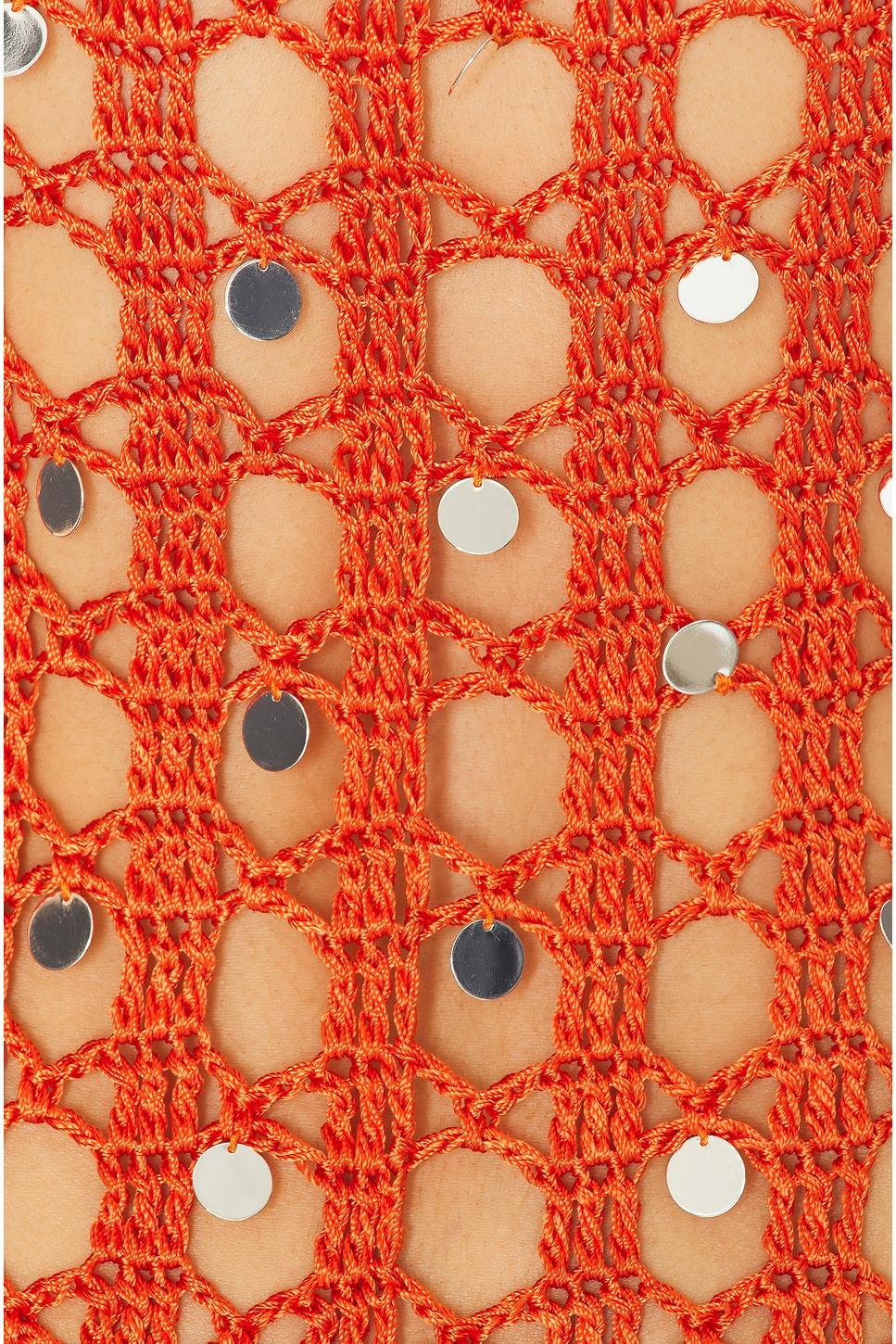 Square Neck Crochet Dress Product Image