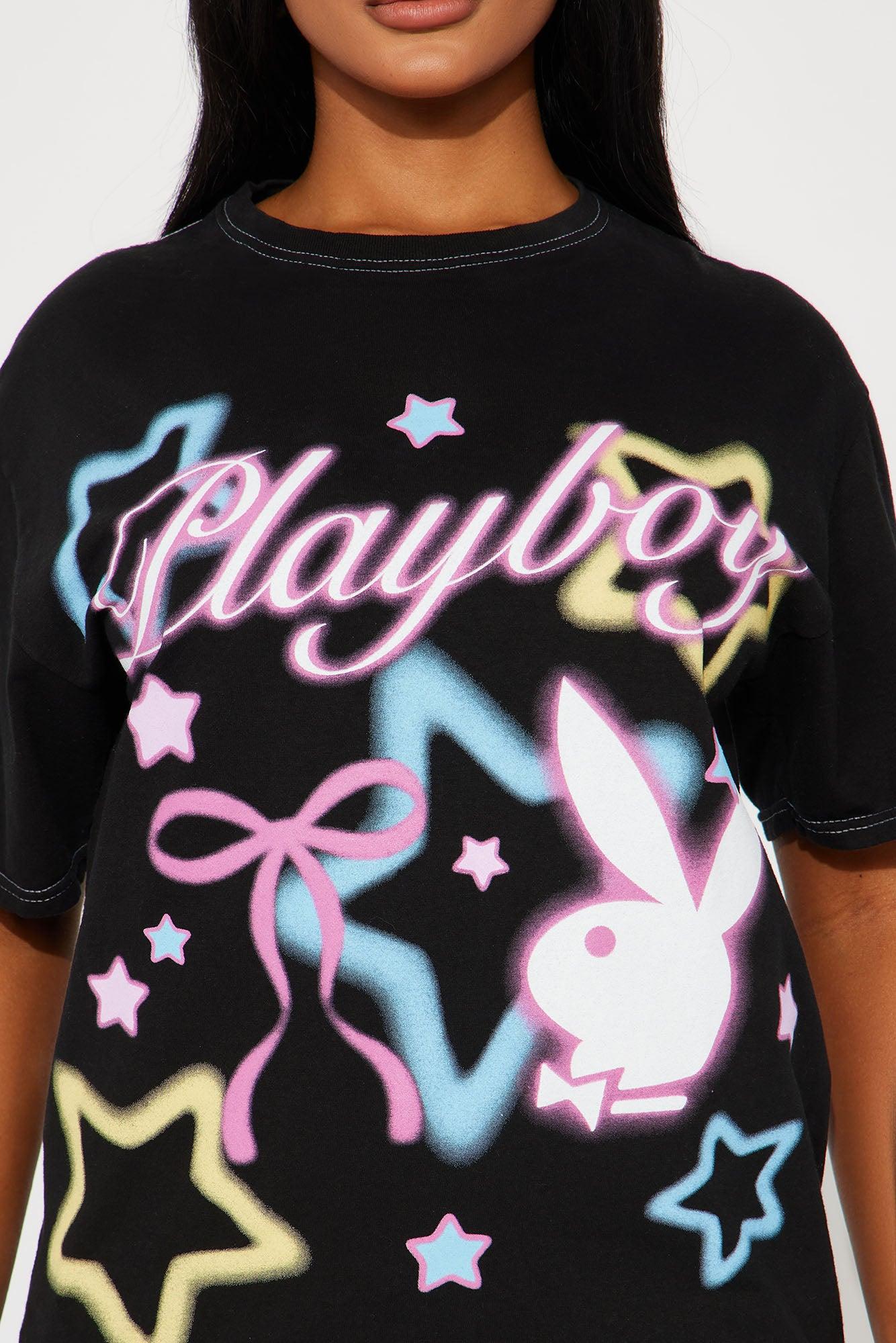 Playboy Y2K Graphic Tee - Black Wash Product Image