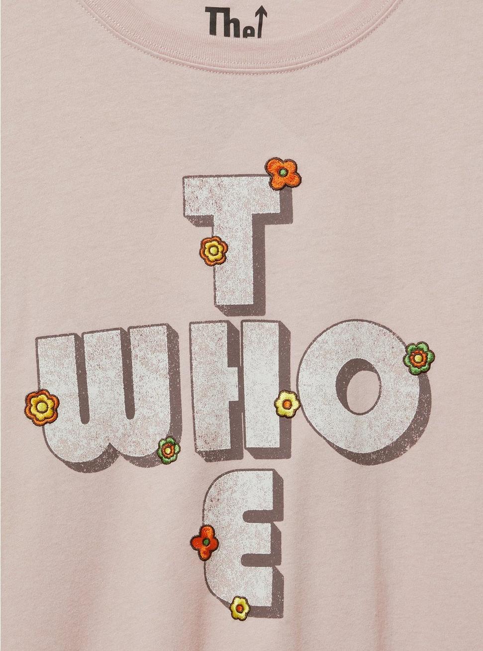 The Who Classic Cotton Crew Embroidery Tee Product Image
