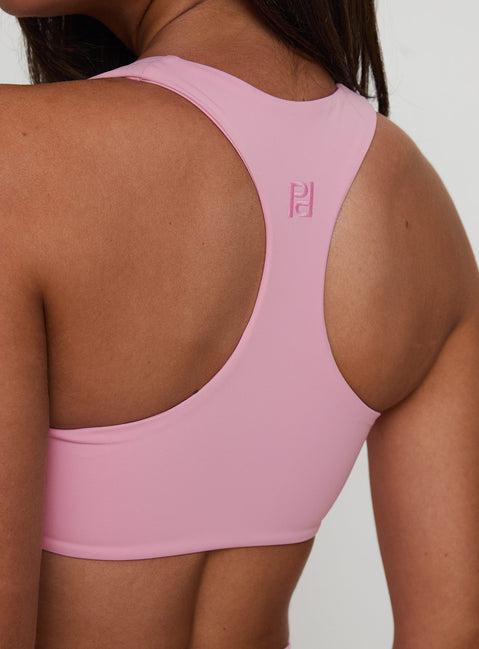 Pulse Active Halter Crop Pink Product Image