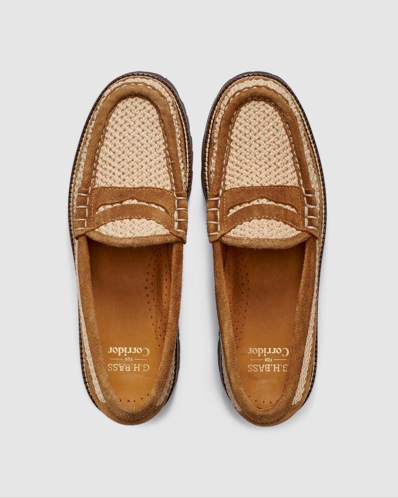 G.H. BASS x Corridor Larson Raffia Loafer Product Image