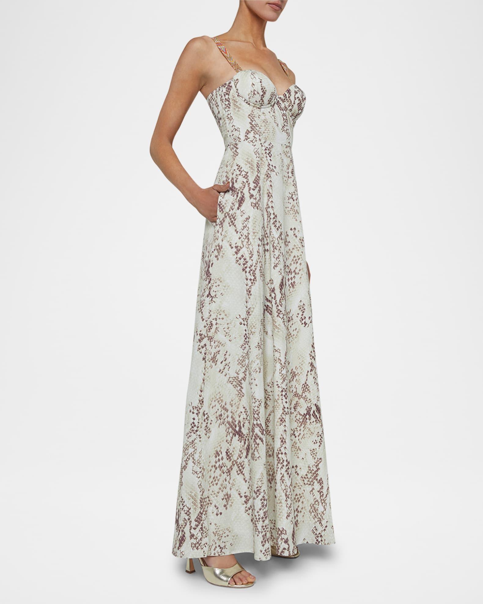 Sutton Snake Maxi Dress Product Image