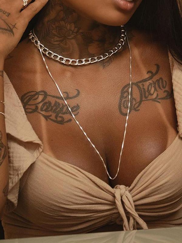 Retro Bandage Navel-Baring Short Sleeves Shirts Product Image