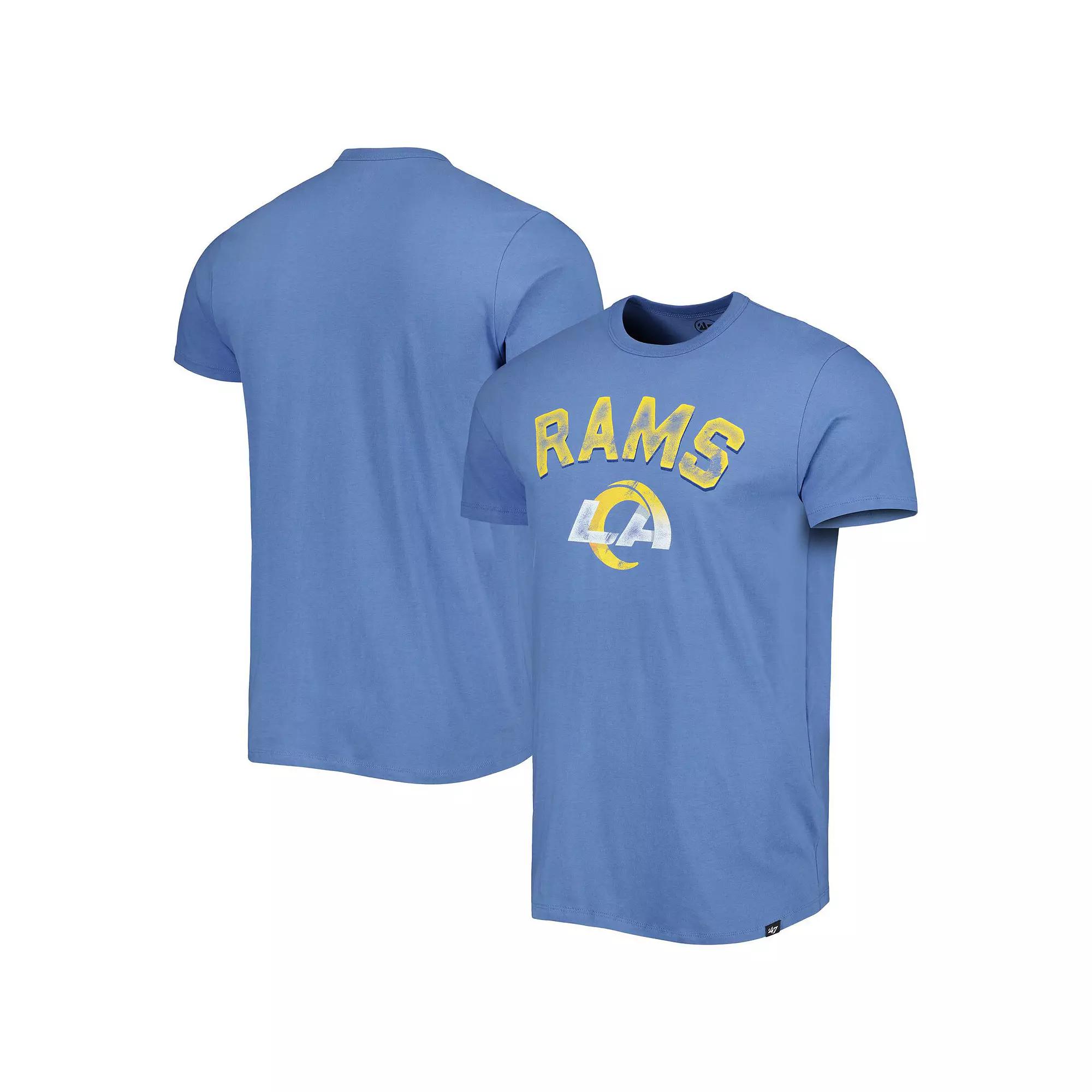 Men's '47 Royal Los Angeles Rams All Arch Franklin T-Shirt,  Product Image