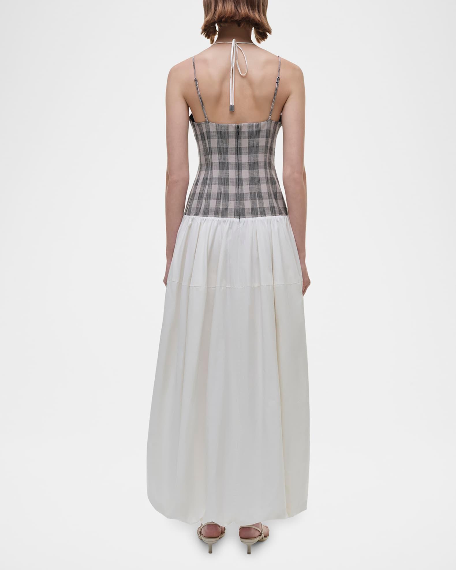 Pfeiffer Drop-Waist Bubble Midi Dress Product Image