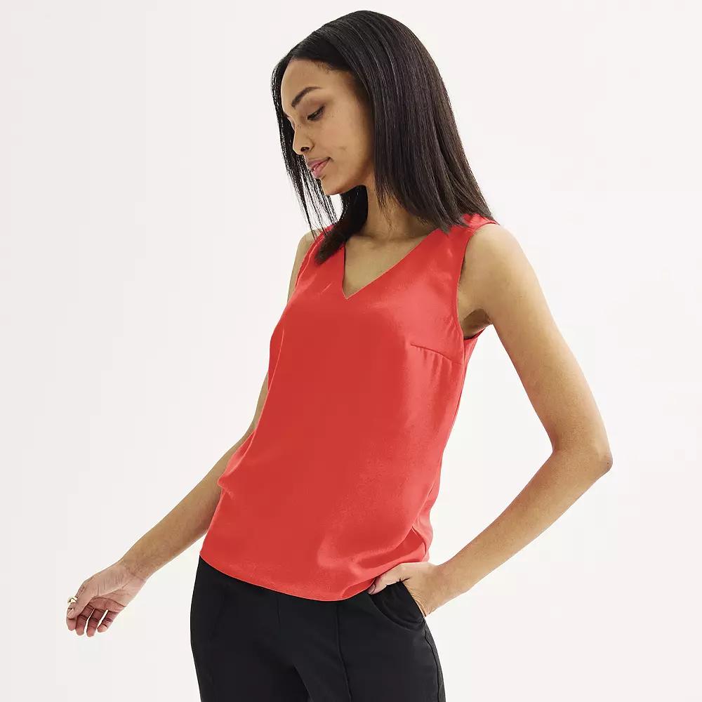 Women's Nine West V-Neck Tank Top,  Product Image