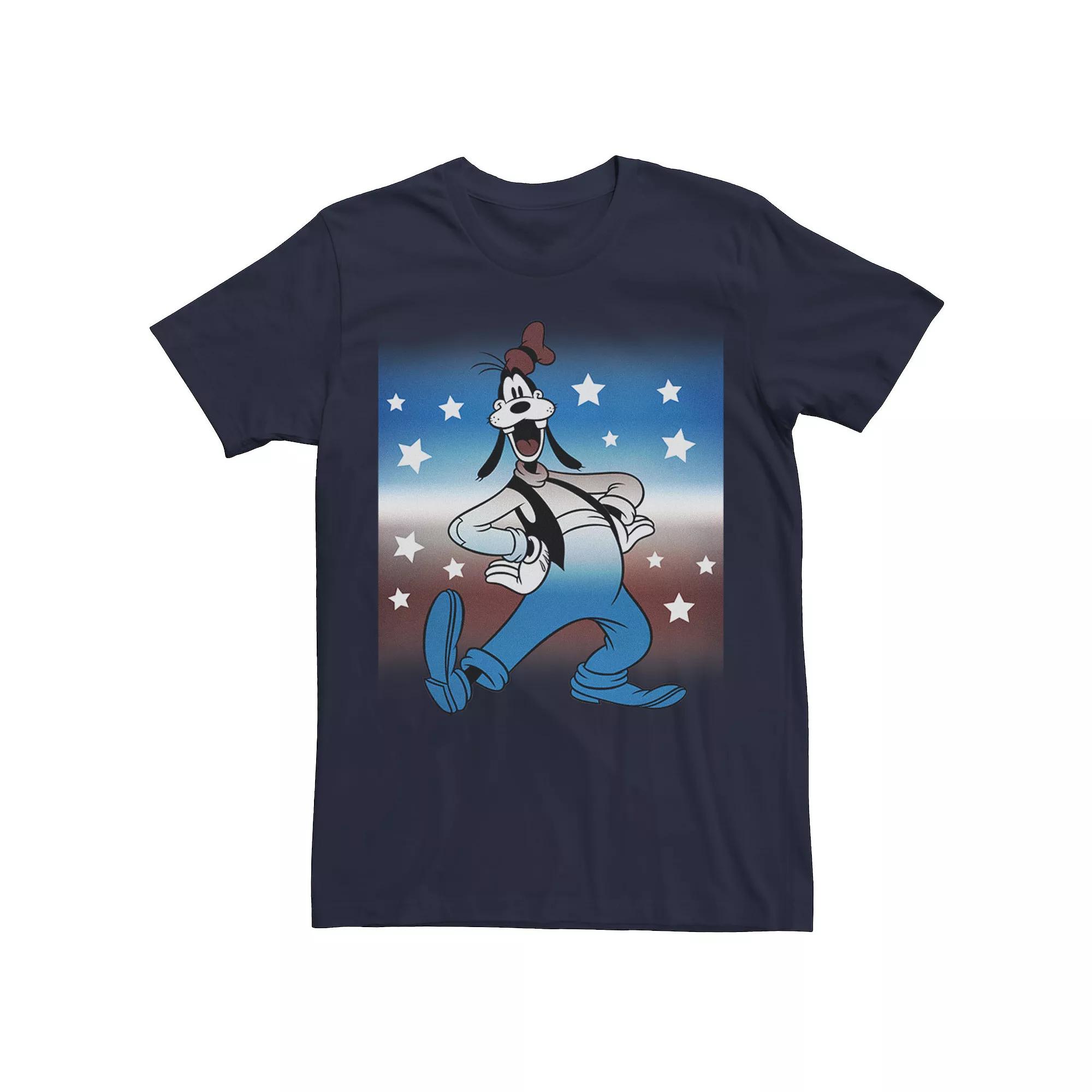 Disney's Mickey And Friends Goofy Men's Americana Portrait Tee,  Product Image