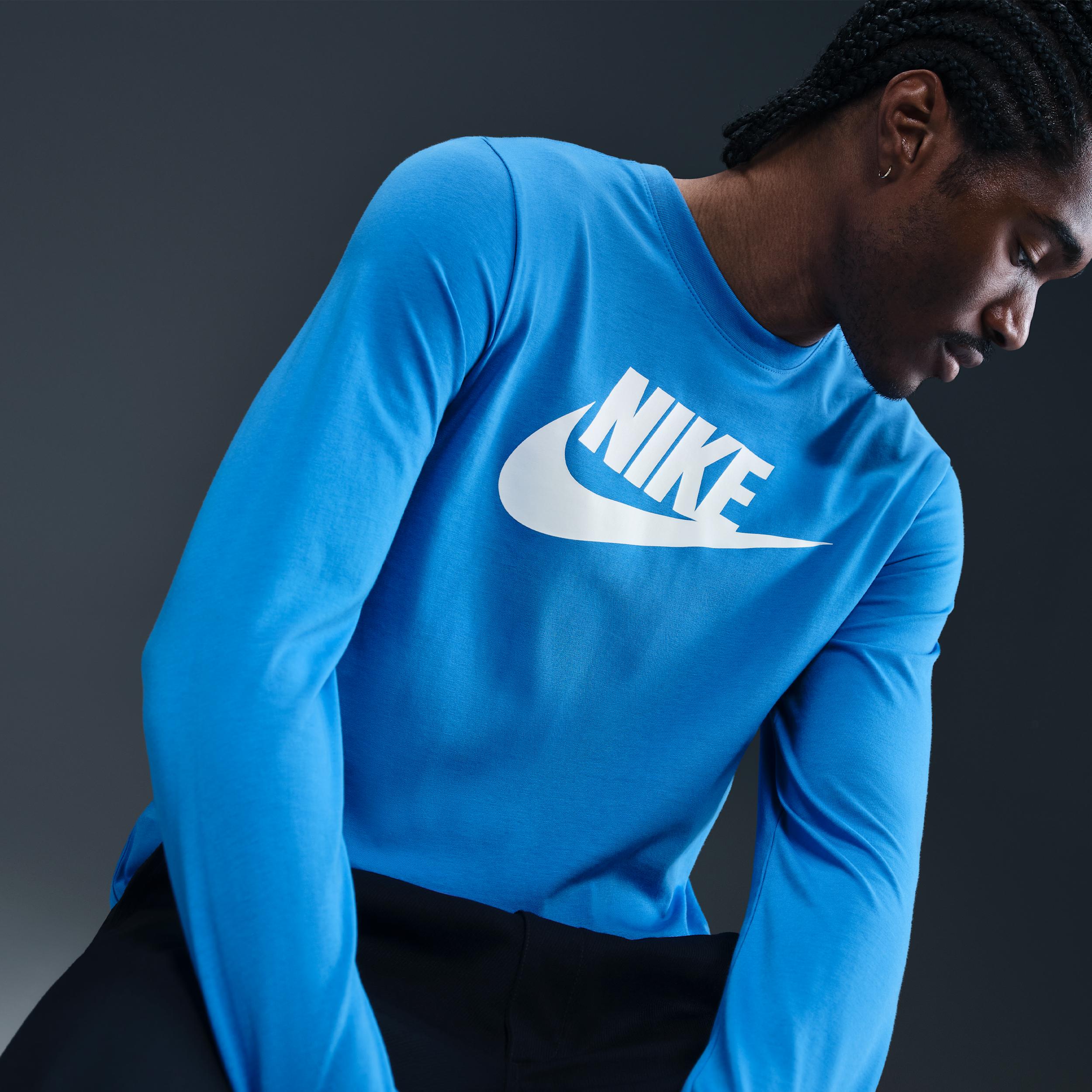 Mens Nike Sportswear Long-Sleeve T-Shirt | CI6291-435 Product Image