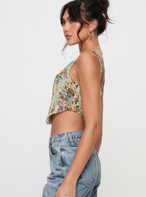 Tender Heart Corset Top Multi Product Image