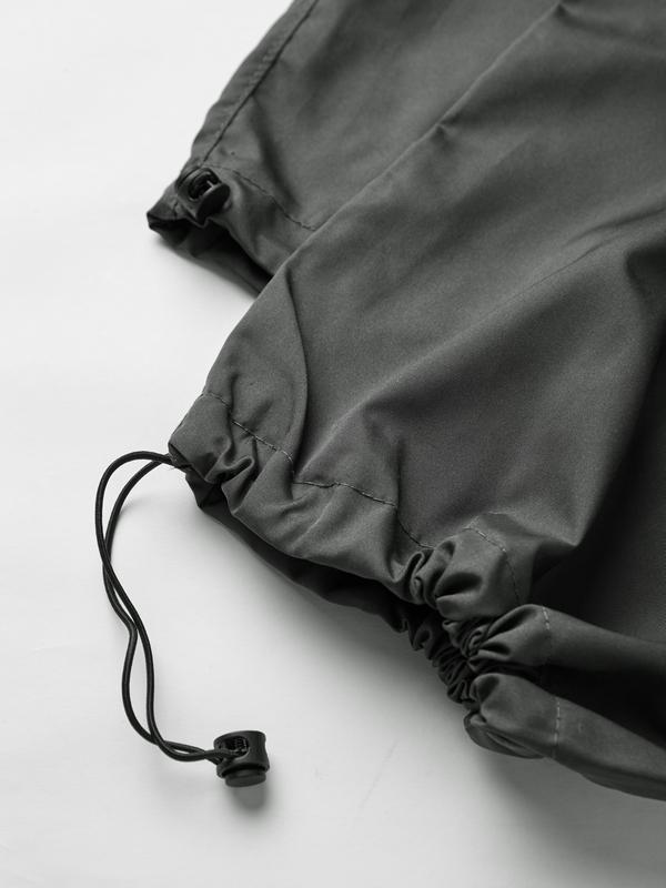 Men's Vintage Drawstring Lace Up Parachute Cargo Pants Product Image